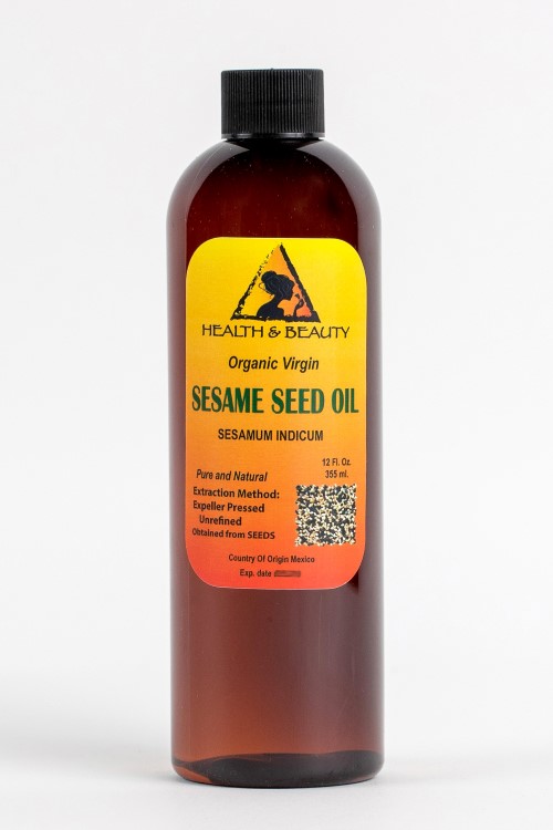 Sesame oil unrefined organic carrier expeller pressed virgin raw pure 24 oz buy H&B Oils Center Co
